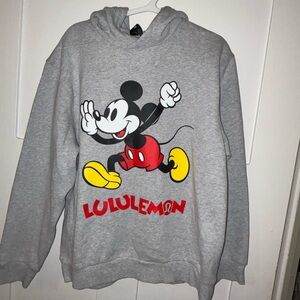 Disney/Lululemon Gray Mickey Mouse Hoodie